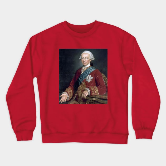 Saint Germain classical portrait Crewneck Sweatshirt by Star Scrunch